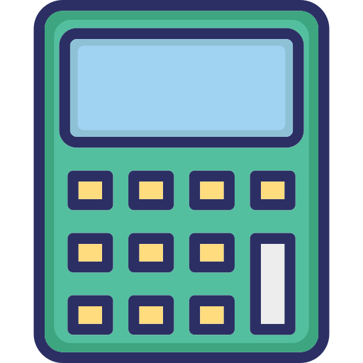 calculadoras Generic color lineal-color Ícone