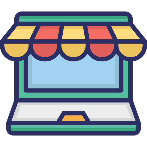 Online store Generic color lineal-color icon