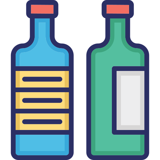 Milk bottle Generic color lineal-color icon