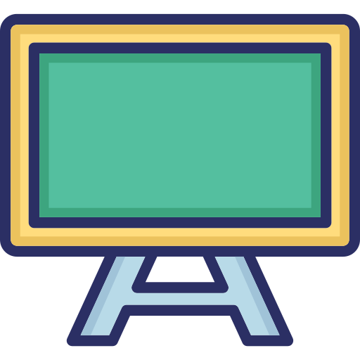 tablica szkolna Generic color lineal-color ikona
