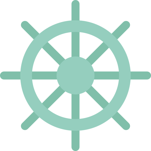 maniglia della barca Generic color fill icona
