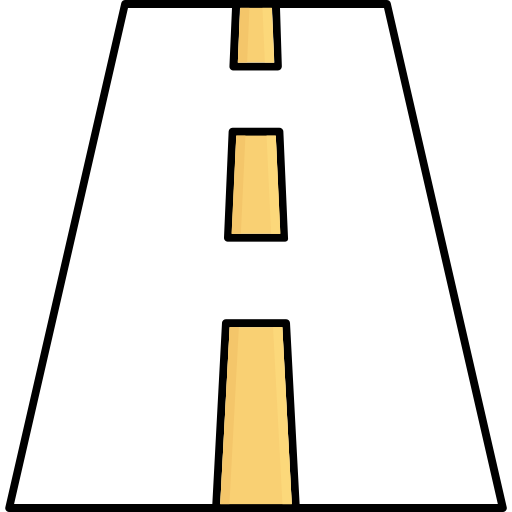 autostrada Generic color lineal-color ikona