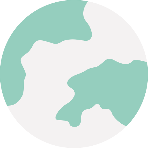 世界地図 Generic color fill icon