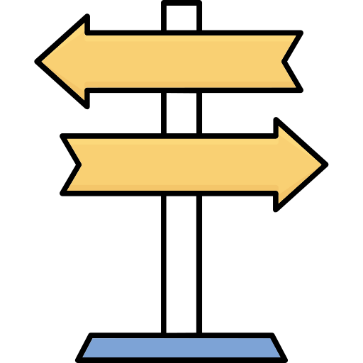 strzałki w lewo Generic color lineal-color ikona