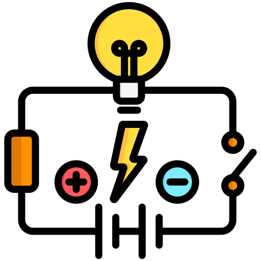 elektrizität Generic color lineal-color icon