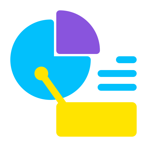 データ分析 Generic color fill icon