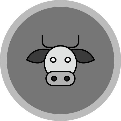 krowa Generic color lineal-color ikona