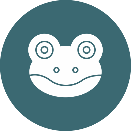 蛙 Generic color fill icon