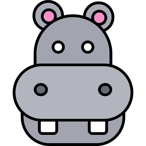 hipopótamo Generic color lineal-color Ícone