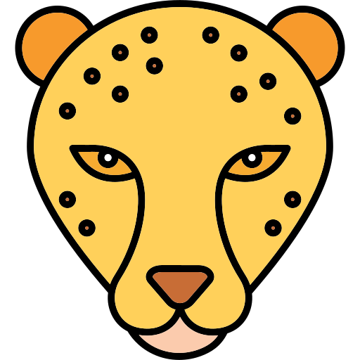 leopardo Generic color lineal-color icono