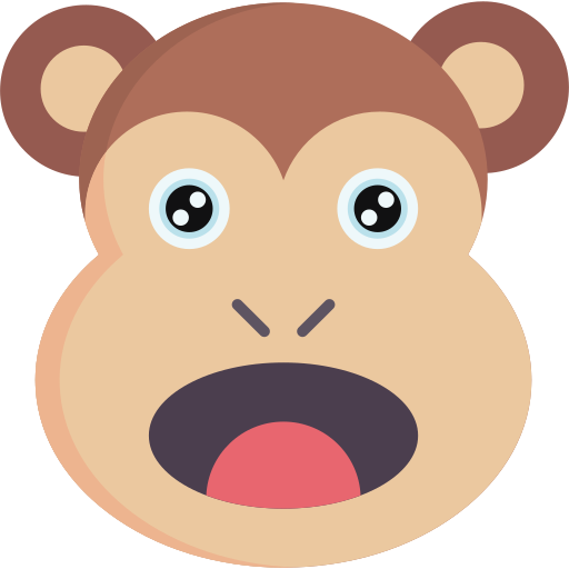 Monkey Generic color fill icon