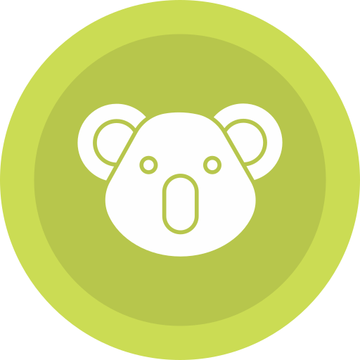 koala Generic color fill icona