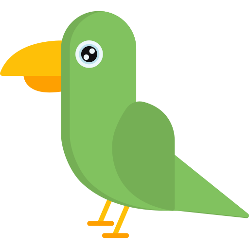 papuga Generic color fill ikona