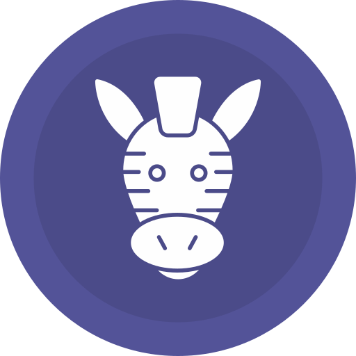 zebra Generic color fill icon