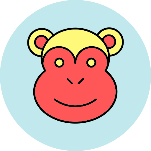 猿 Generic color lineal-color icon