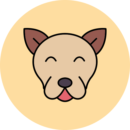 犬 Generic color lineal-color icon