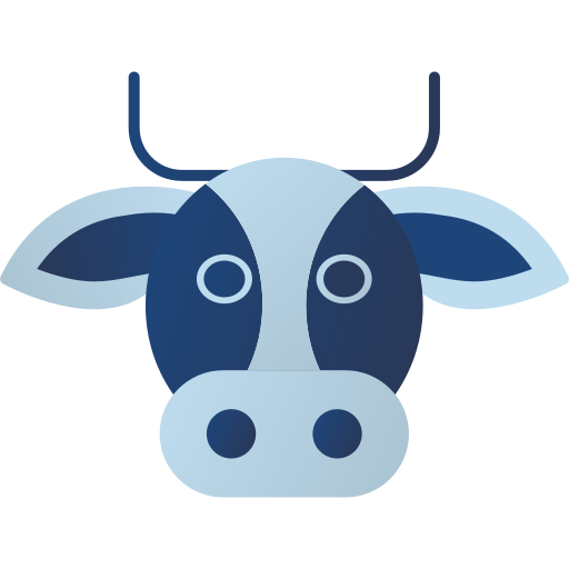 Cow Generic gradient fill icon