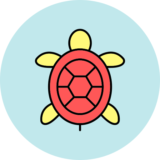 tortuga Generic color lineal-color icono