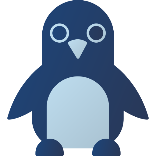 Penguin Generic gradient fill icon