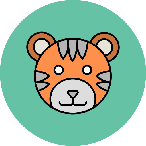 tiger Generic color lineal-color icon