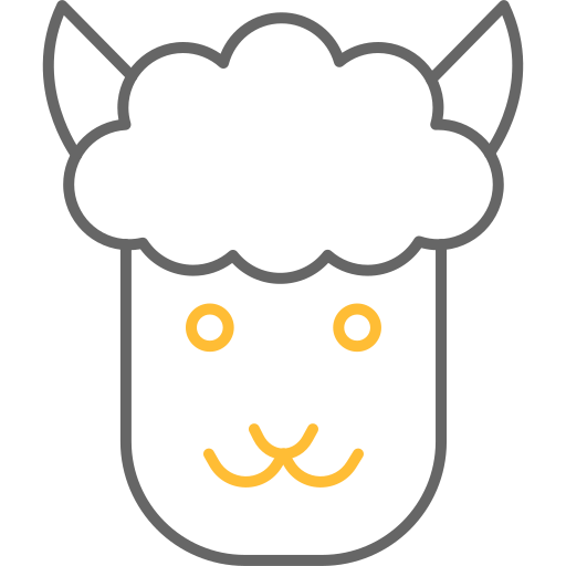 alpaca Generic color outline icona