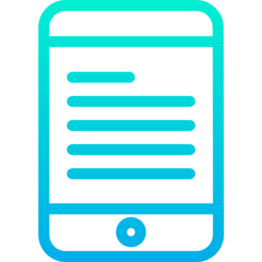 smartphone Kiranshastry Gradient icon