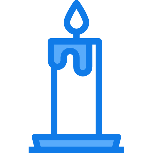 Candle Justicon Blue icon