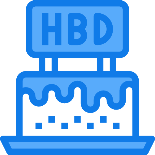 torta di compleanno Justicon Blue icona