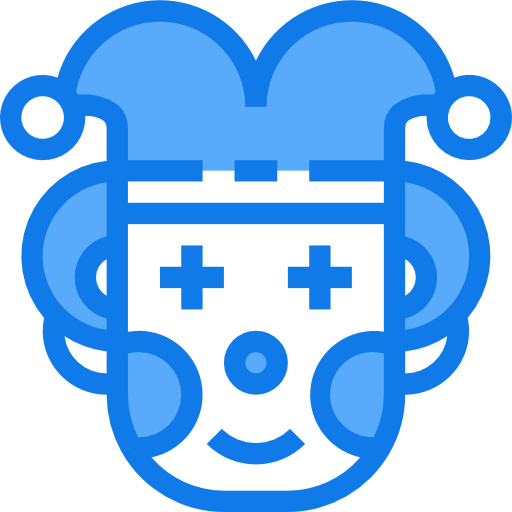 Clown Justicon Blue icon