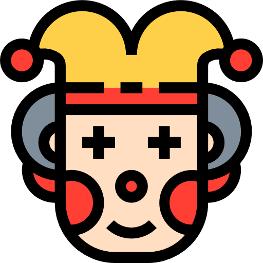 Clown Justicon Lineal Color icon