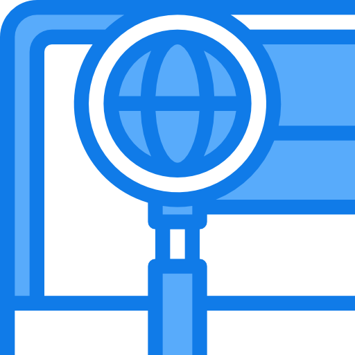 Search engine Justicon Blue icon