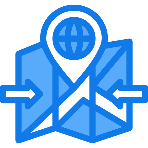 mapa Justicon Blue ikona