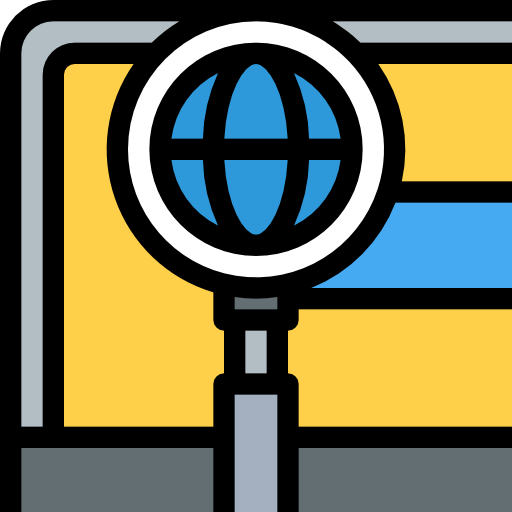 Search engine Justicon Lineal Color icon