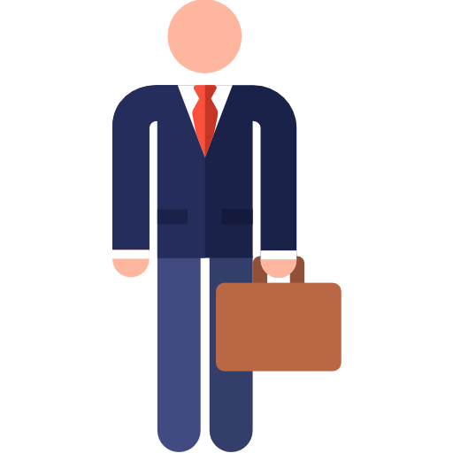 Businessman Pictograms Colour icon