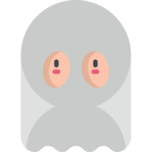 Ghost Kawaii Flat icon