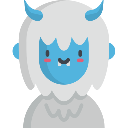 Yeti Kawaii Flat icon