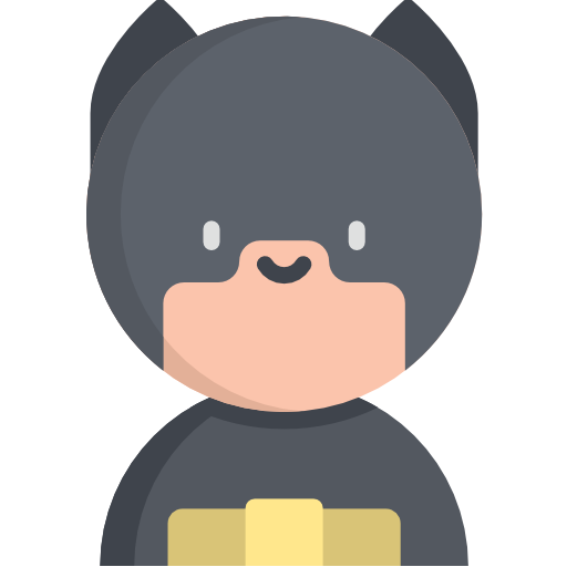 Batman Kawaii Flat icon
