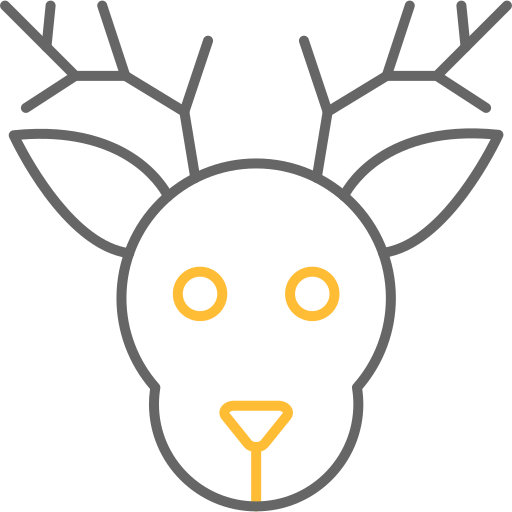 cervo Generic color outline icona