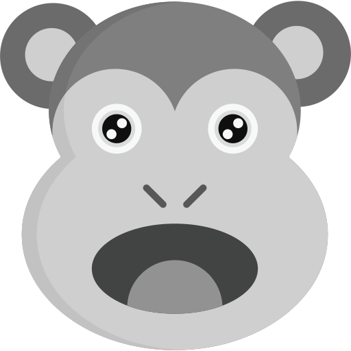 원숭이 Generic color fill icon