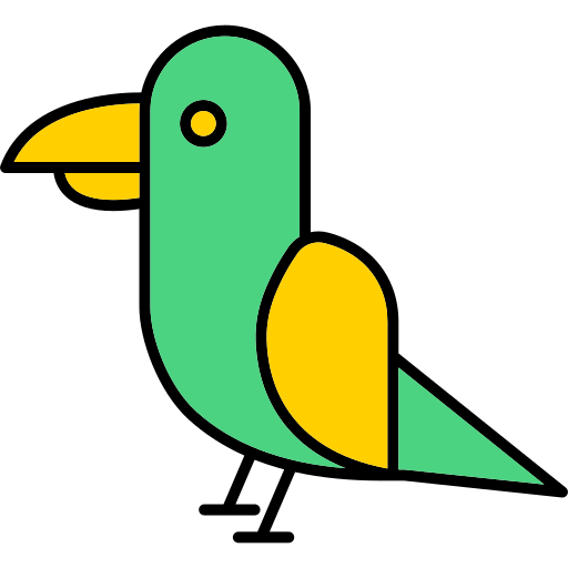 Parrot Generic color lineal-color icon