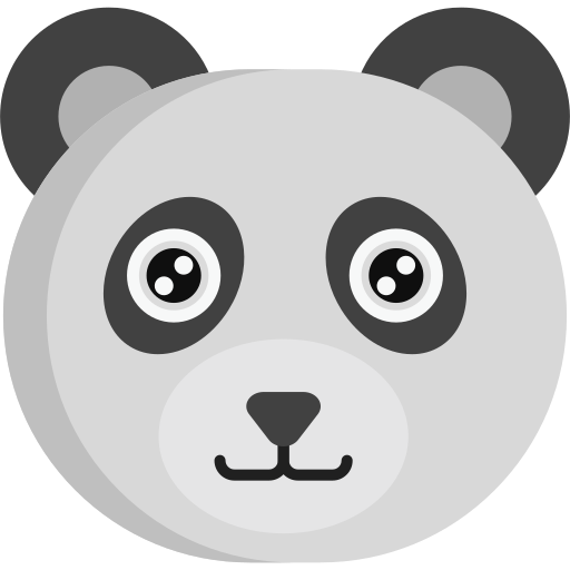 panda Generic color fill Icône