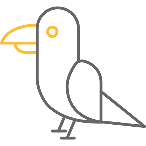 papagaio Generic color outline Ícone