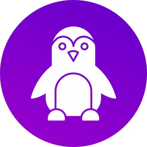 pingüino Generic gradient fill icono