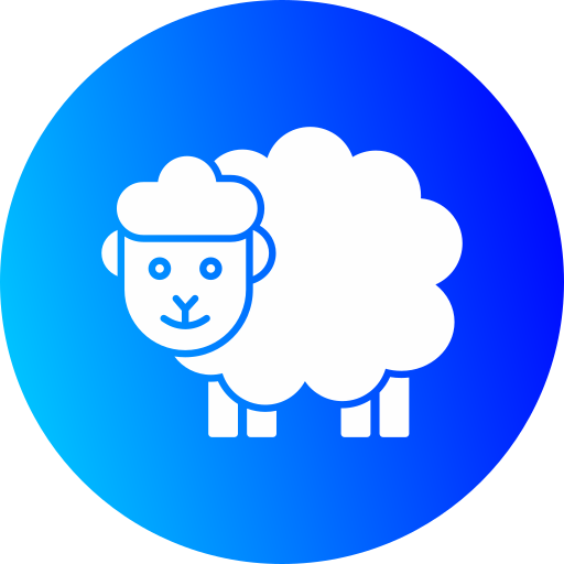 Овца Generic gradient fill иконка