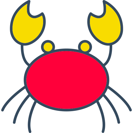 Crab Generic color lineal-color icon