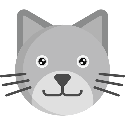 猫 Generic color fill icon