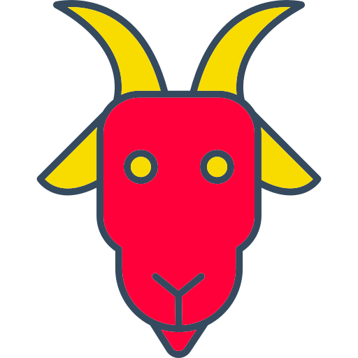 Goat Generic color lineal-color icon