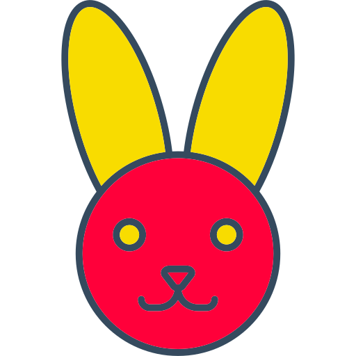 conejo Generic color lineal-color icono
