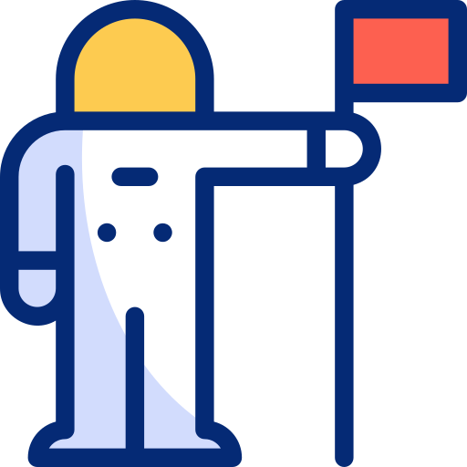 astronaut Basic Accent Lineal Color icon