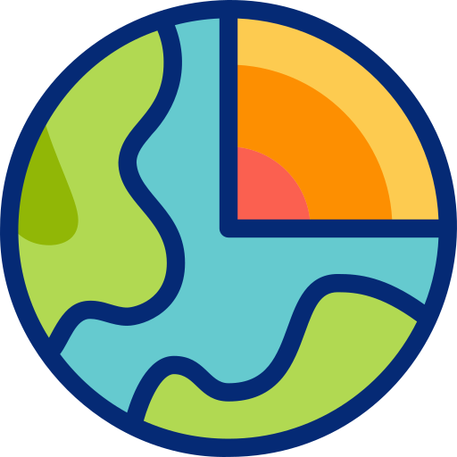 Earth Basic Accent Lineal Color icon